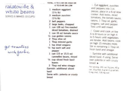 Ratatouille Recipe